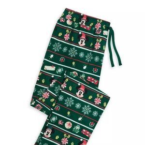 Mickey and Minnie Mouse Holiday Family Matching Lounge Pants for Adults – Knit